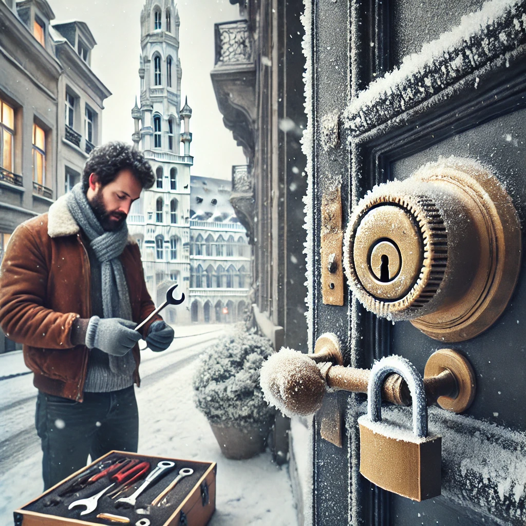 Protégez Vos Serrures du Gel : Les Astuces d’Hiver de Mikael Serrurier à Bruxelles